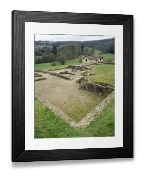 Framed Print : Great Witcombe Roman Villa K040097
