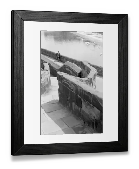 Framed Print : Chester City Walls a98_04500