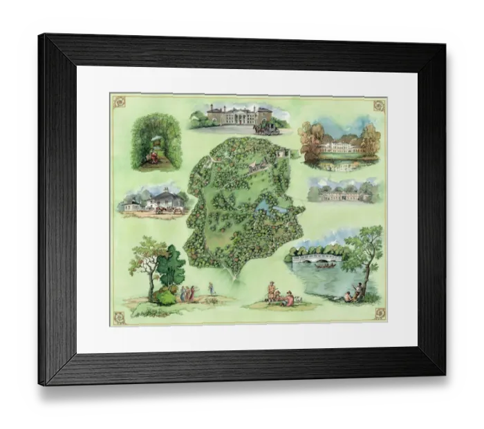 Framed Print : Kenwood House and grounds J010065