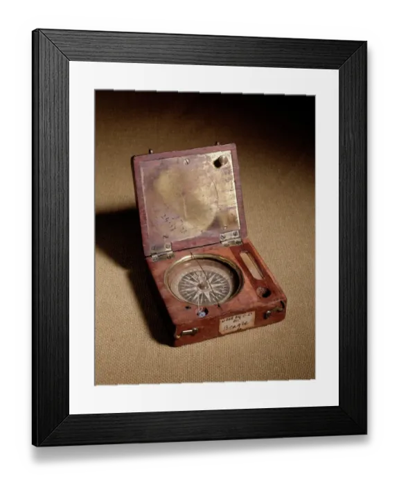 Framed Print : Darwins Compass J970126
