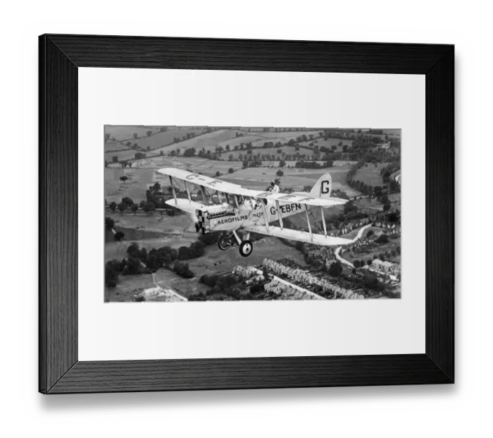 Framed Print : Aerofilms plane in flight AFL03_aerofilms_c325 Framed Print : Aerofilms plane in flight AFL03_aerofilms_c325