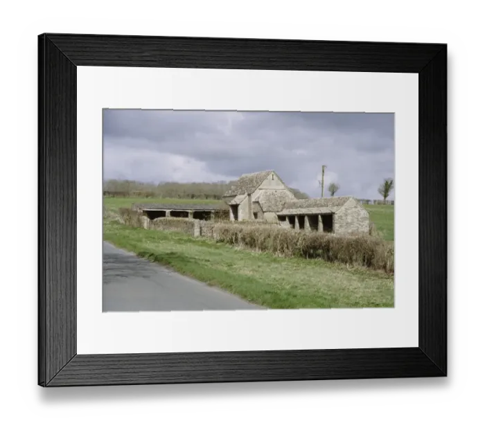 Framed Print : Barn And Shelter Sheds
