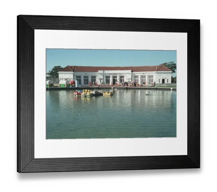 Framed Print : The Lido, western quadrant