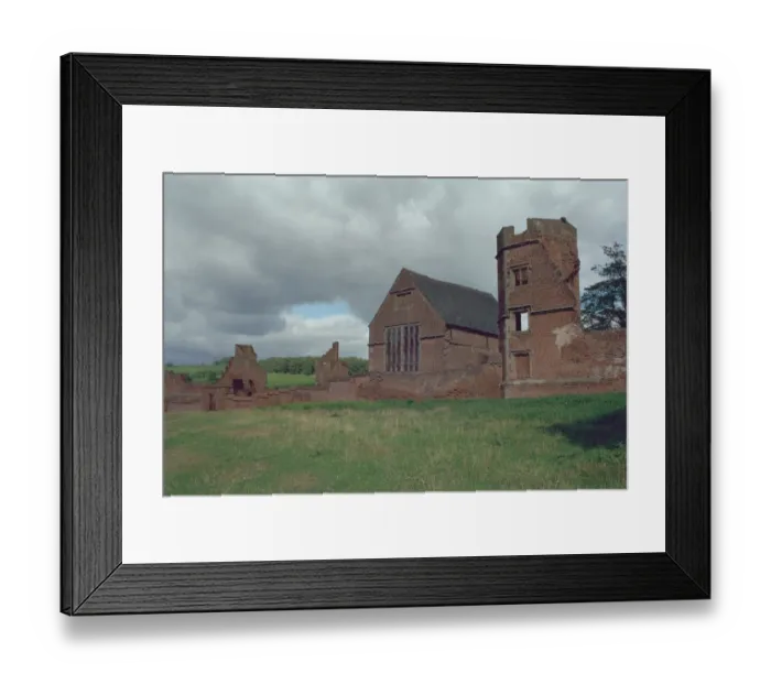 Framed Print : Chapel and Ruins of Mansion Framed Print : Chapel and Ruins of Mansion
