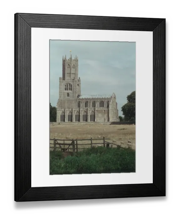 Framed Print : Church of St Mary and All Saints Fotheringhay IoE232628