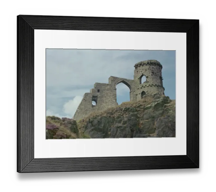 Framed Print : Mow Cop Castle