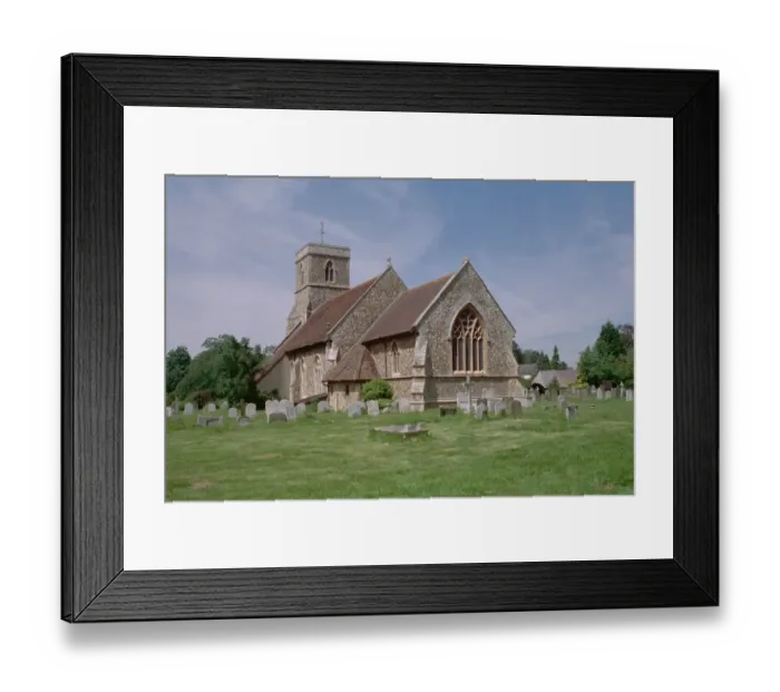 Framed Print : Church of St Michael & All Angels, Brantham