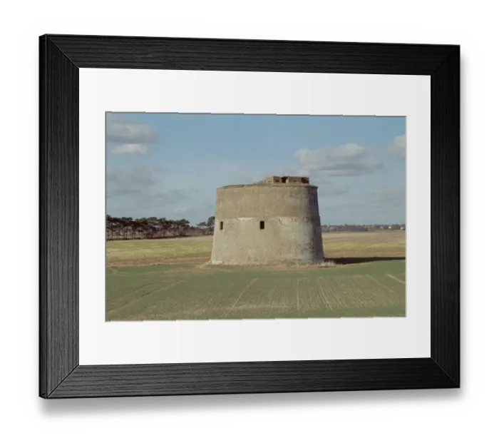Framed Print : Martello Tower at TM 361 419