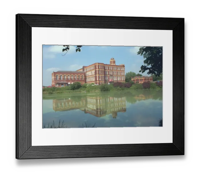 Framed Print : Coppull Ring Mill