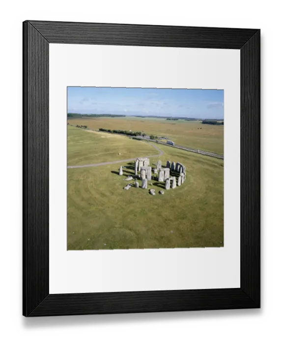 Framed Print : Stonehenge from the air K040310