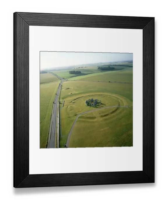 Framed Print : Stonehenge from the air K040312