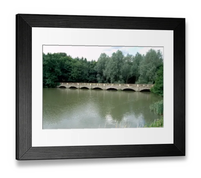 Framed Print : Lake Dam At SP 7020 6438