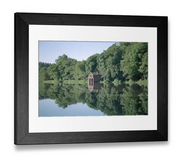 Framed Print : Boat House, Madley, Staffordshire