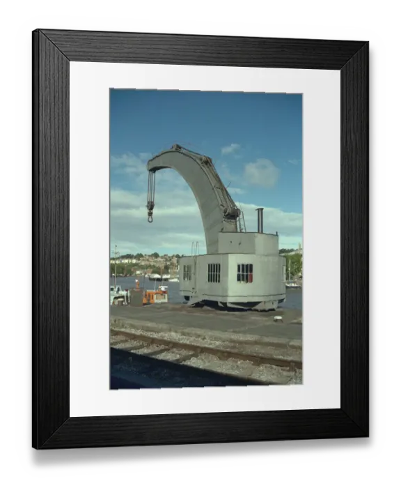 Framed Print : Fairbairn Steam Crane, Bristol