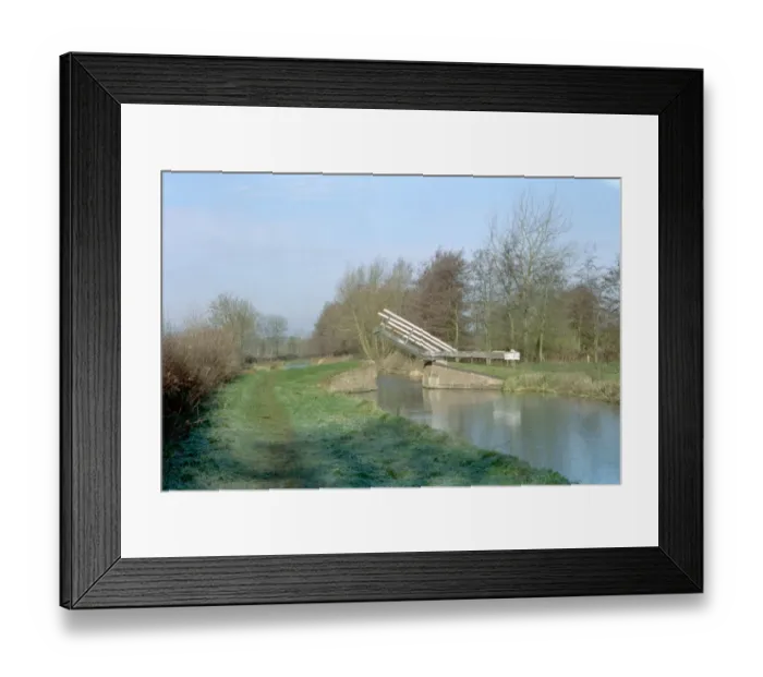 Framed Print : Belchers Lift Bridge
