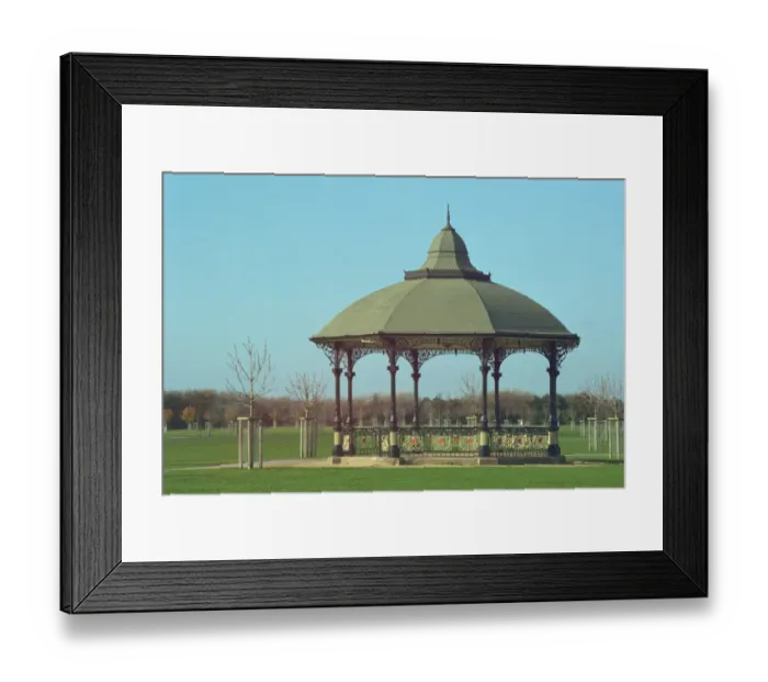 Framed Print : Bandstand, Victoria Park, Southport