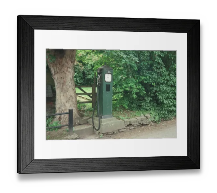 Framed Print : Petrol Pump
