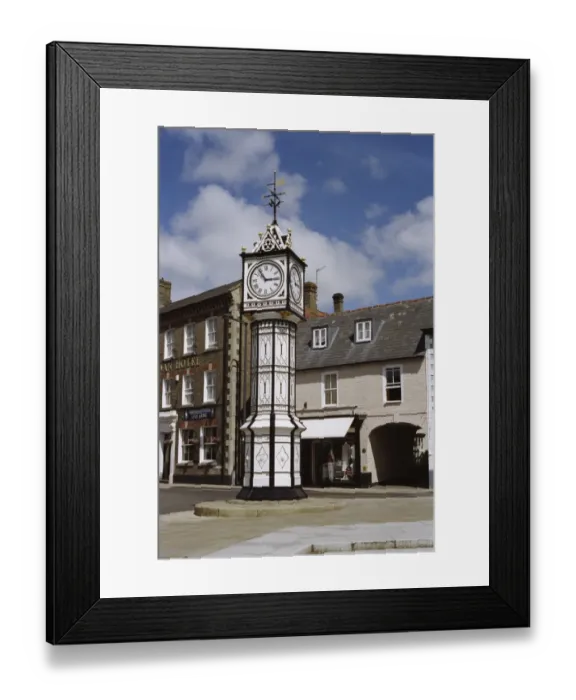 Framed Print : Clock Tower Framed Print : Clock Tower