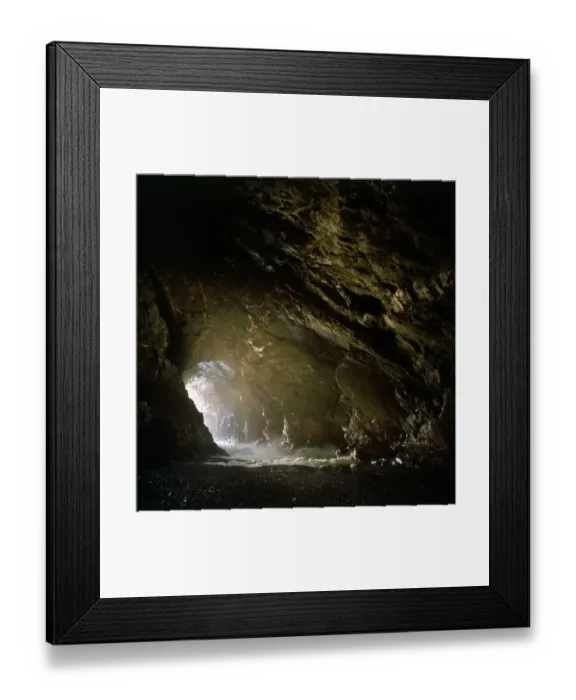 Framed Print : Merlins Cave K900465