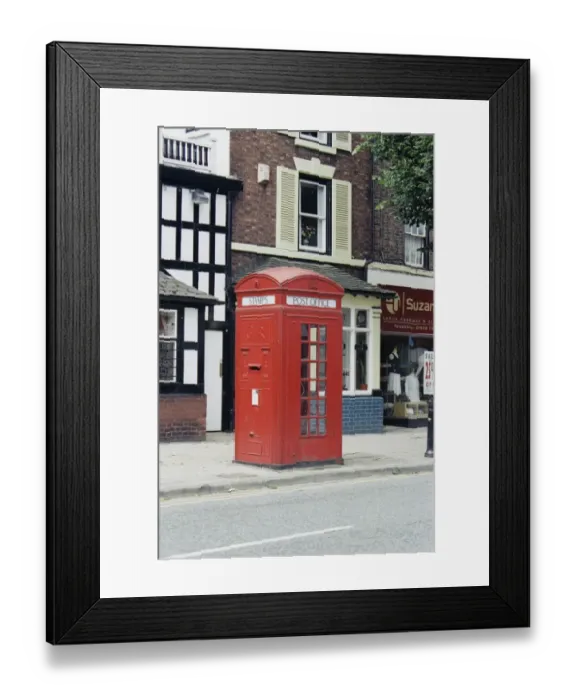 Framed Print : Telephone Box