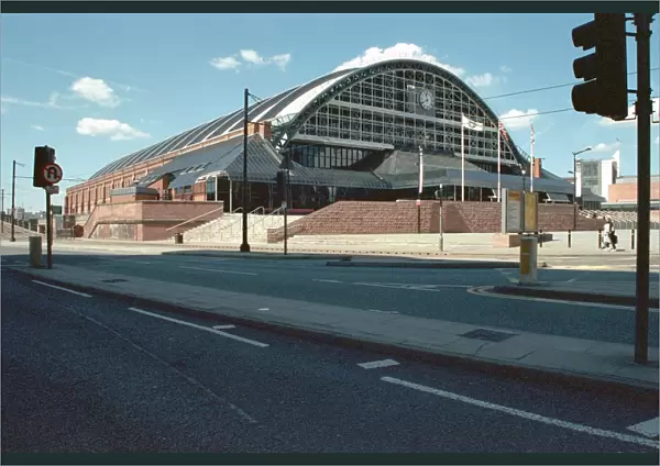 G-Mex. Railway station, now exhibition hall and car park, Manchester. IoE 458616
