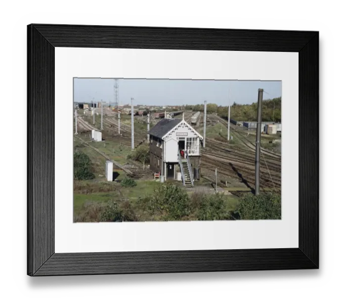 Framed Print : Signal Box