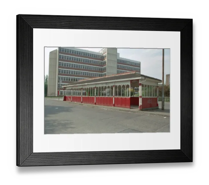 Framed Print : Tram Shelter