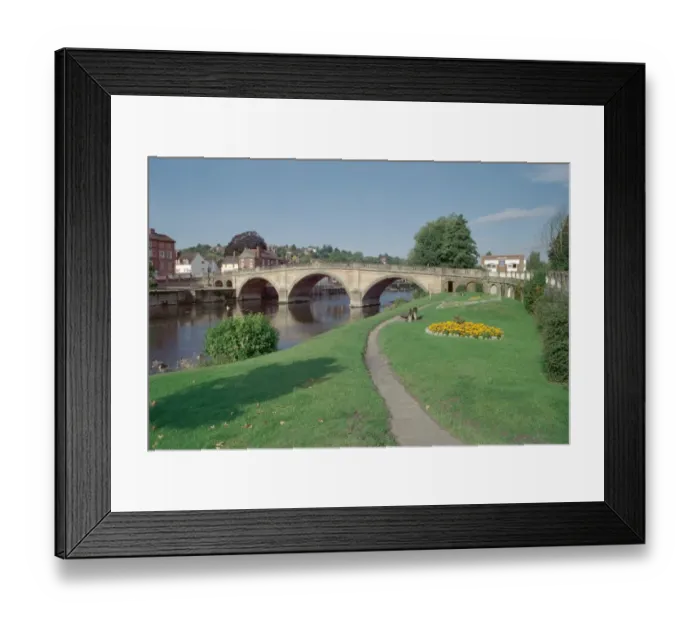 Framed Print : Severn Bridge, Bewdley