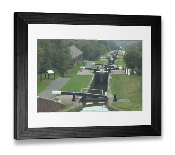 Framed Print : Delph Locks Framed Print : Delph Locks