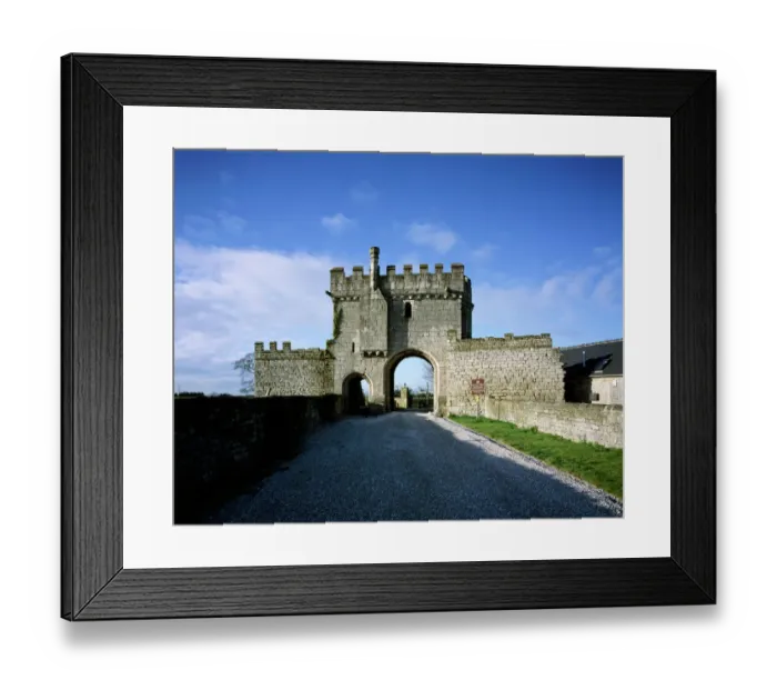Framed Print : Steeton Hall Gateway K030313 Framed Print : Steeton Hall Gateway K030313