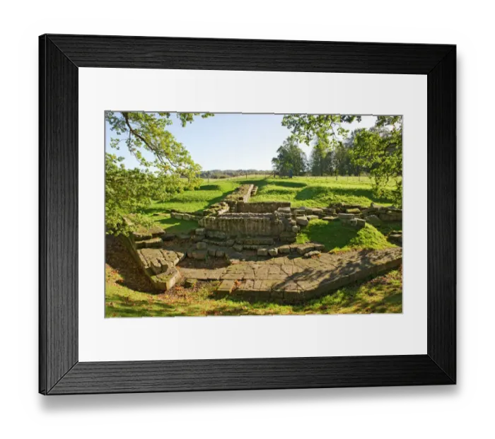 Framed Print : Chesters Bridge Abutment N100475 Framed Print : Chesters Bridge Abutment N100475