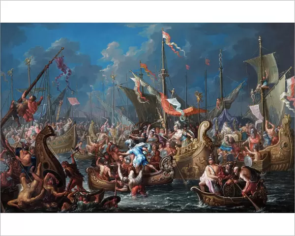 Platzer - Anthony & Cleopatra Battle of Actium N070473Platzer - Anthony & Cleopatra Battle of Actium N070473