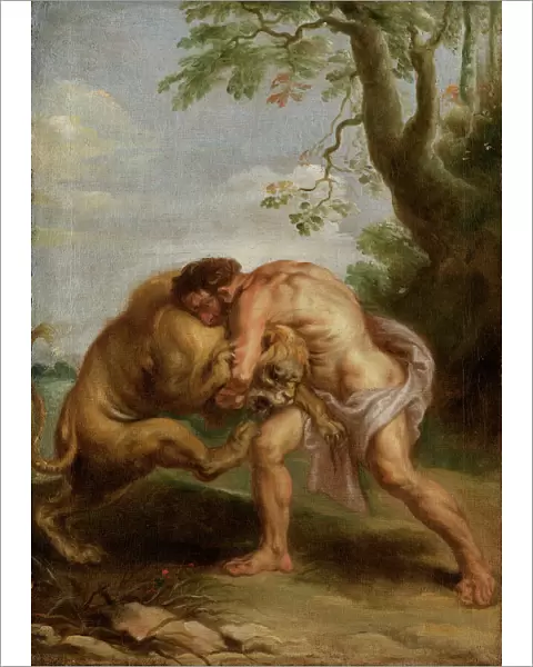 Hercules and the Nemean Lion N090615
