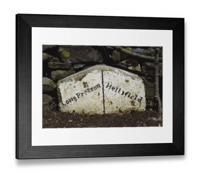 Framed Print : Boundary Stone Framed Print : Boundary Stone