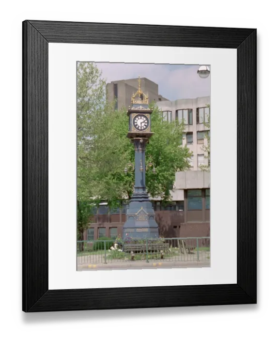 Framed Print : Hastings Clock