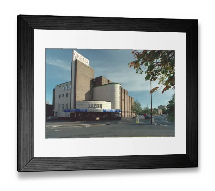 Framed Print : Odeon Cinema Framed Print : Odeon Cinema