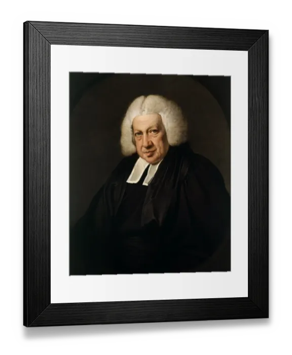Framed Print : Wright of Derby - Reverend Seward, Canon of Lichfield J970162