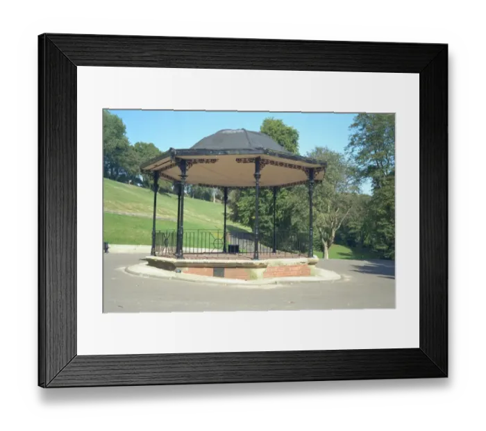 Framed Print : Bandstand, Barnes Park Sunderland Framed Print : Bandstand, Barnes Park Sunderland