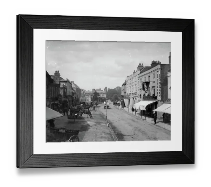 Framed Print : Market Place, Watford. cc56_00864