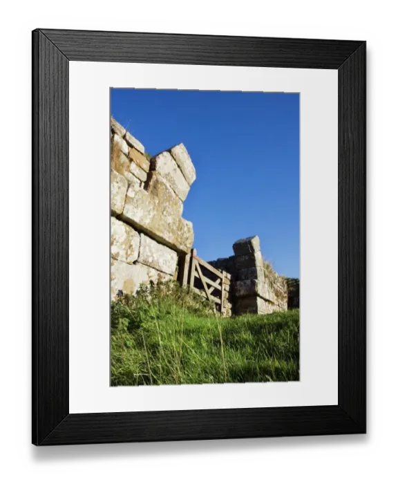 Framed Print : Housesteads Milecastle gate N060714