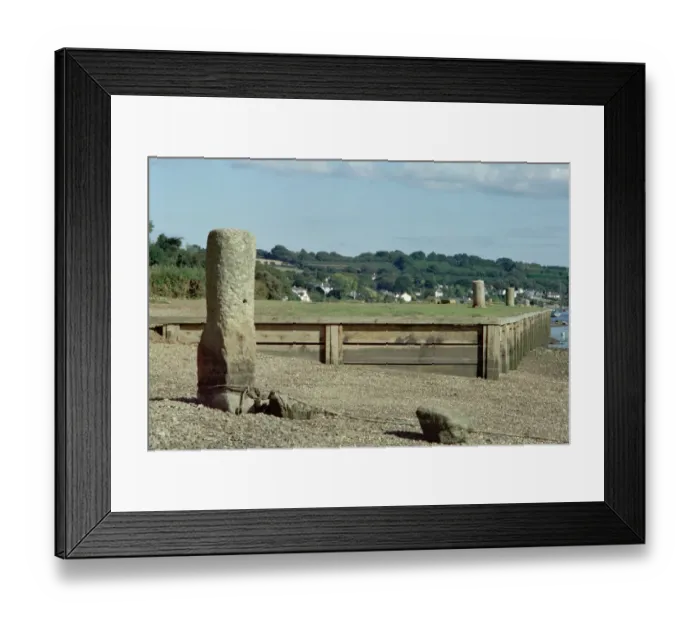 Framed Print : Bollards by Narabo Ore Hutches