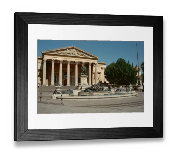 Framed Print : Fountains to front of Victoria Rooms Framed Print : Fountains to front of Victoria Rooms