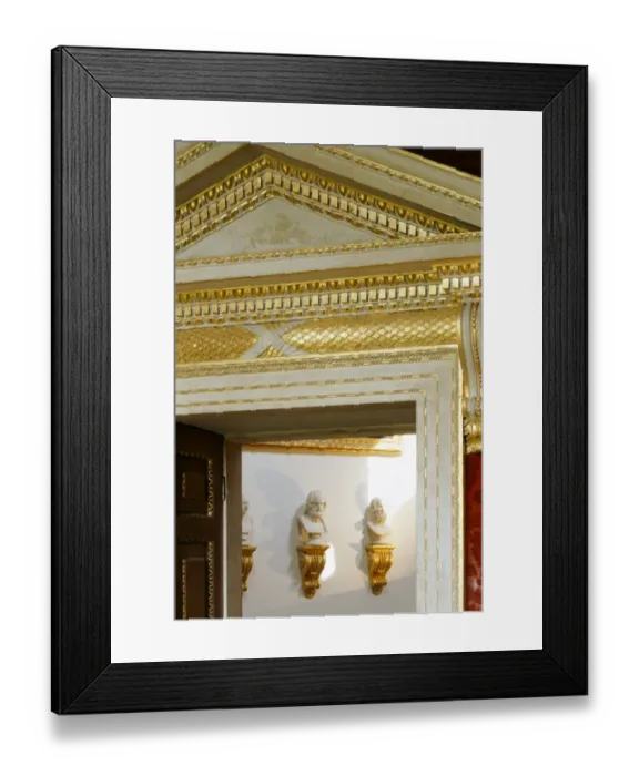 Framed Print : Chiswick House interior detail K020246