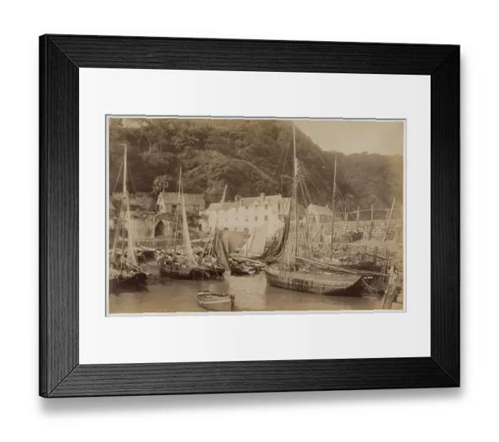 Framed Print : Clovelly Harbour, Devon JRC01_01_067_015