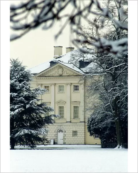 Marble Hill House in the snow M030022
