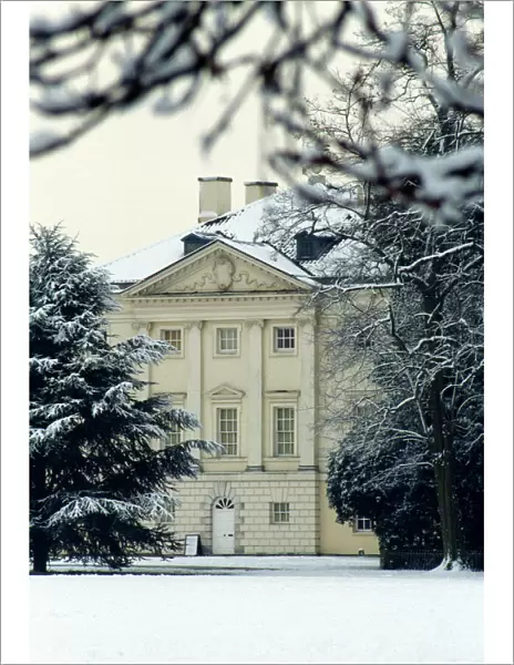 Marble Hill House in the snow M030022