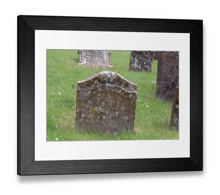 Framed Print : Headstone to Myrtilla Framed Print : Headstone to Myrtilla