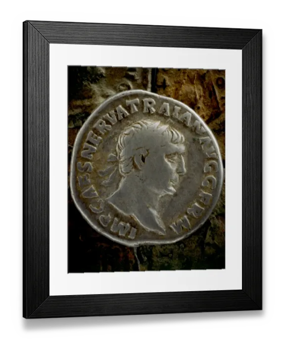 Framed Print : Roman coin J890281 Framed Print : Roman coin J890281