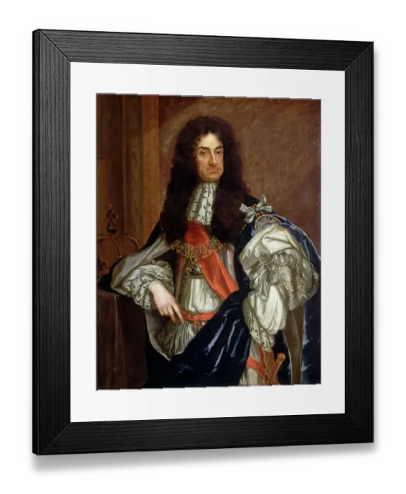 Framed Print : Kneller - Charles II J900179 Framed Print : Kneller - Charles II J900179