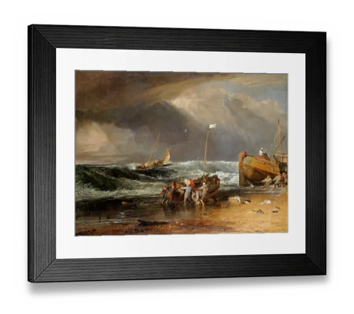 Framed Print : Turner - The Iveagh Seapiece J910563